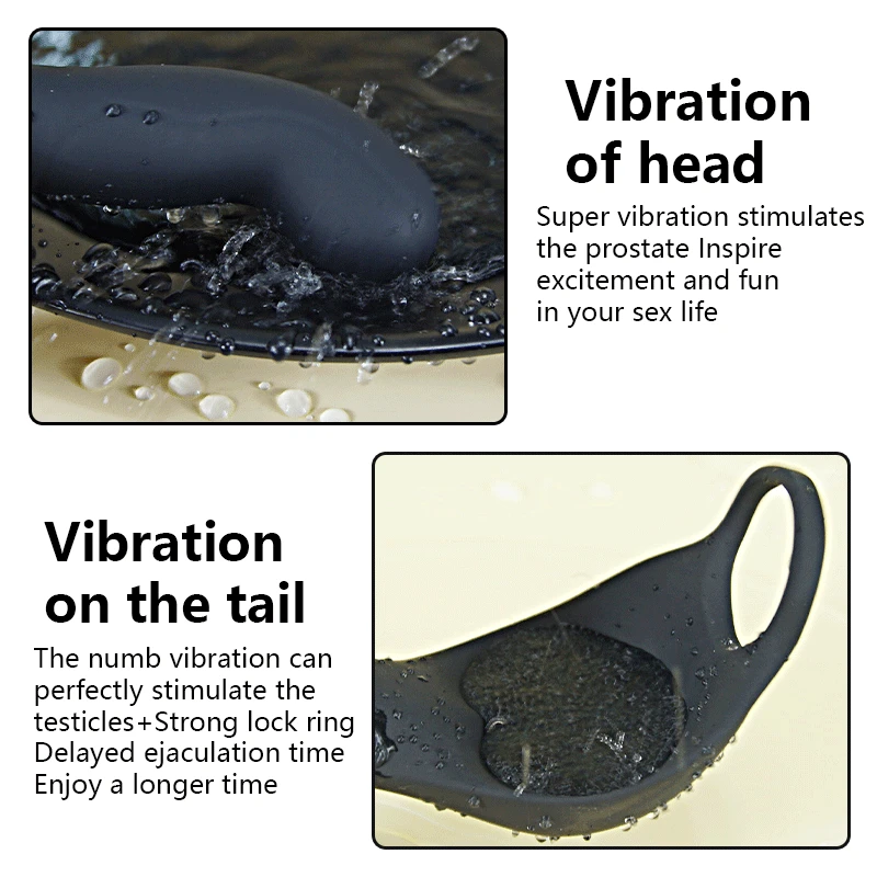 Силиконовый массажер простаты для мужчин секс-игрушки анальная пробка с