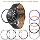 Металлическая рамка для Samsung Galaxy Watch 3, 45 мм, 41 мм, защита от царапин