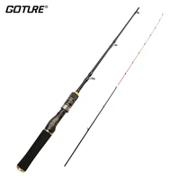 goture 2 sections raft fishing rod 90cm 100cm winter ice fishing rod boat fishing rod with titanium alloy tips for big fishes