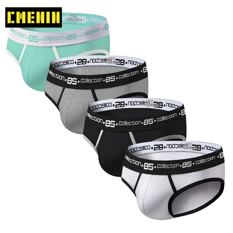 4 шт./лот Гей сексуальное нижнее белье трусы бандаж мужские бикини скольжения