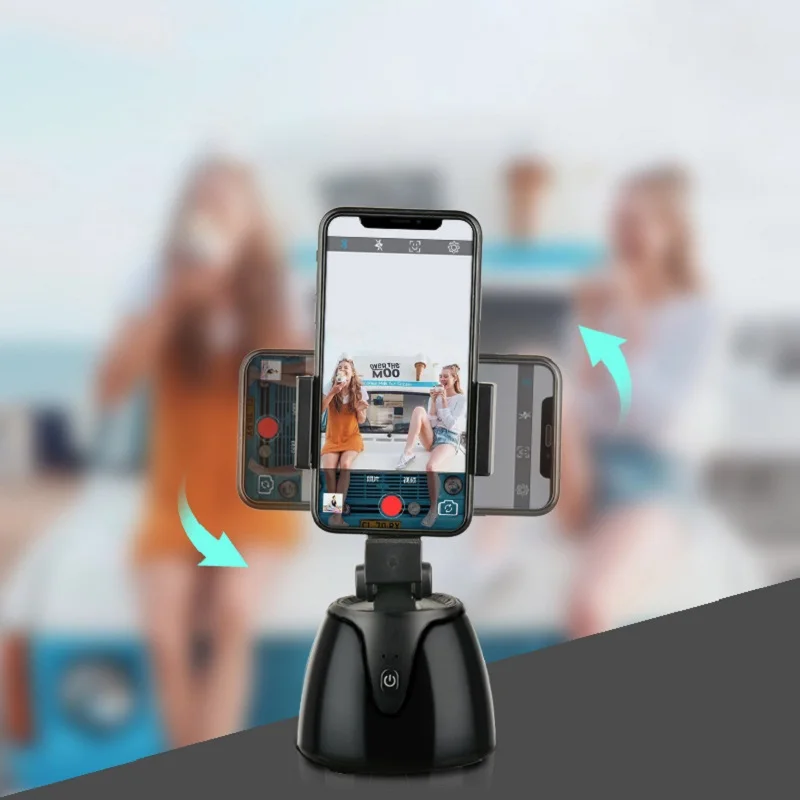 Smart AI 360° Rotation Face Tracking Selfie Stick Tripod Mobile Phone Holder For iPhone Android Auto Shooting Camera Stand | Мобильные