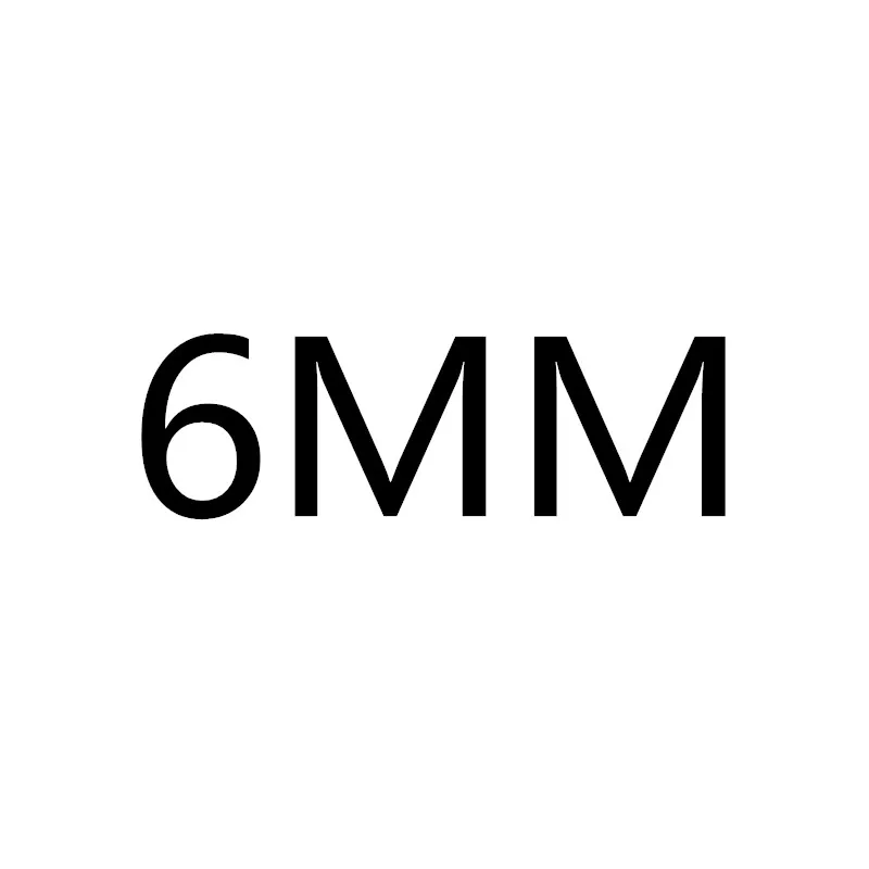 6 MM Настоящее 925 пробы серебряные ювелирные изделия женские модные милые миниатюрные белые CZ серьги-гвоздики подарок для девушек-подростков - Цвет камня: 6 MM