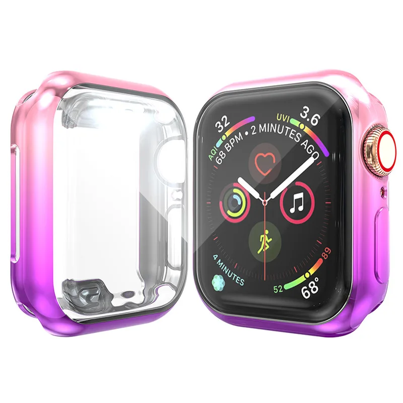 Защитный чехол из ТПУ для Apple Watch Series 5 4 3 2 1 рамка идеальный бампер IWatch 38 40 42 44 мм |