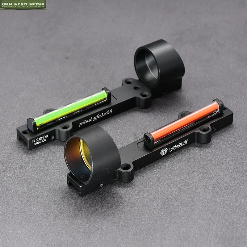 Охотничий светильник для стрельбы вес 1x28 зеленый красный волоконный точечный