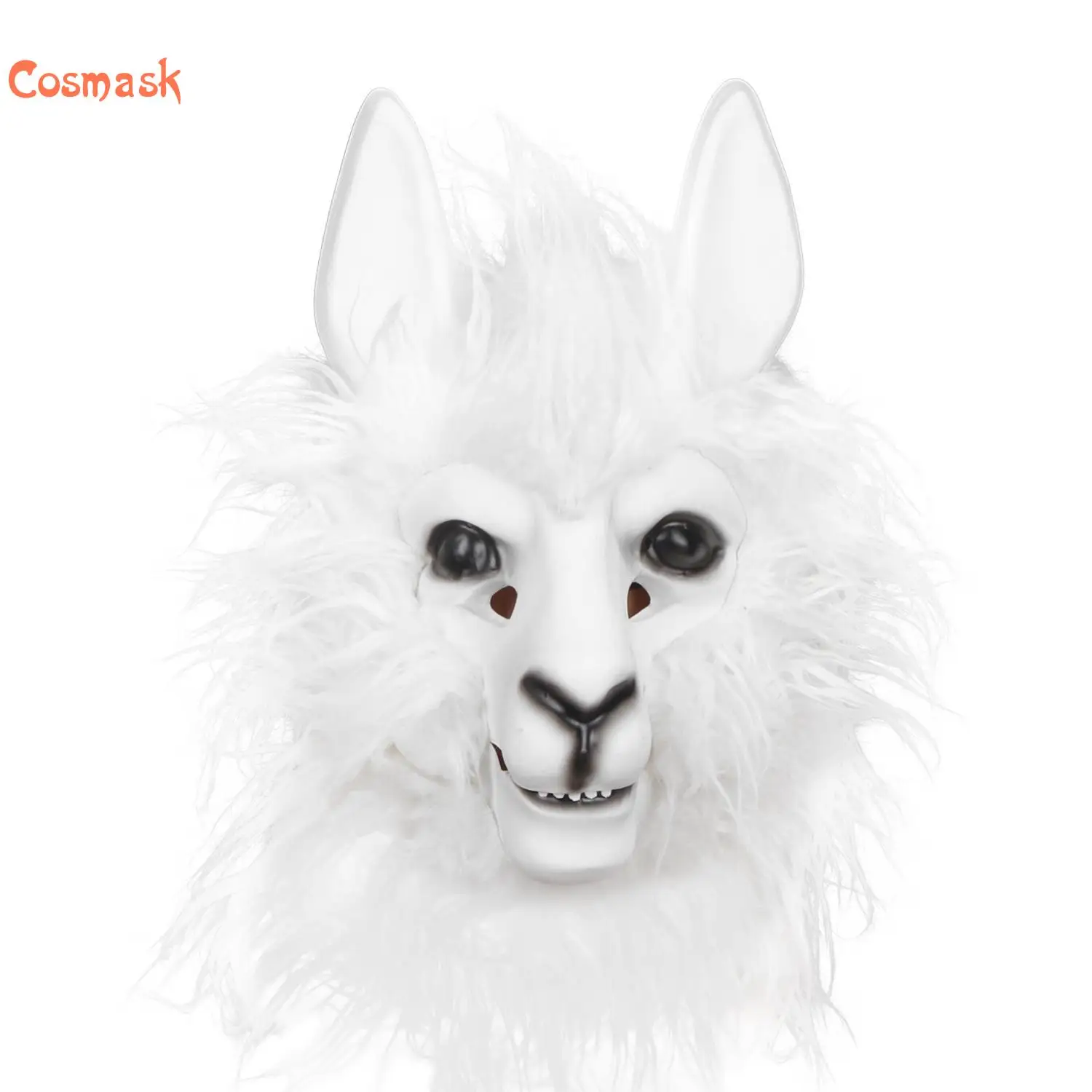 Cosmask реалистичный костюм для взрослой вечеринки маска ужаса пластиковая Белого