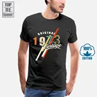 Винтажная футболка для мужчин, 1973 год, топы, черный топ, короткая футболка, хлопковые мужские футболки, футболка большого размера, Забавные футболки