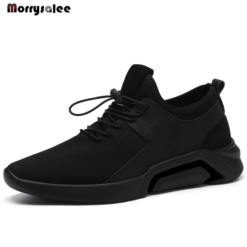 New Style Summer Breathable Sneakers Men's Korean-style Trend Mesh Shoes with Pattern Sports Sneakers High Quality Lace Up