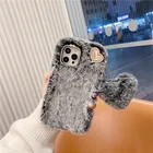 Мягкий плюшевый чехол для Redmi Note10 Pro, милый 3D чехол с сердечками для Xiaomi Redmi Note 10 Pro 10S 9 S 9T 9 S M3 Poco X3