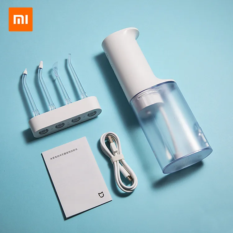 Умный электрический ирригатор для полости рта XIAOMI Mijia IPX7 Waterfroof Dental Water Jet Flosser 4