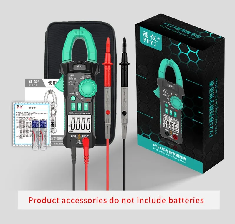 

Ammeter ACV/DCV ACA Auto Range Measurement of capacitance frequency NCV High precision digital clamp meter