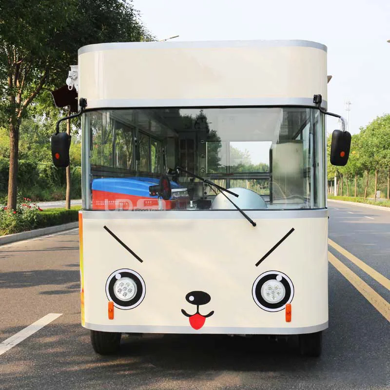 Уличная распродажа кофейный терминал фургон для общественного питания пицца