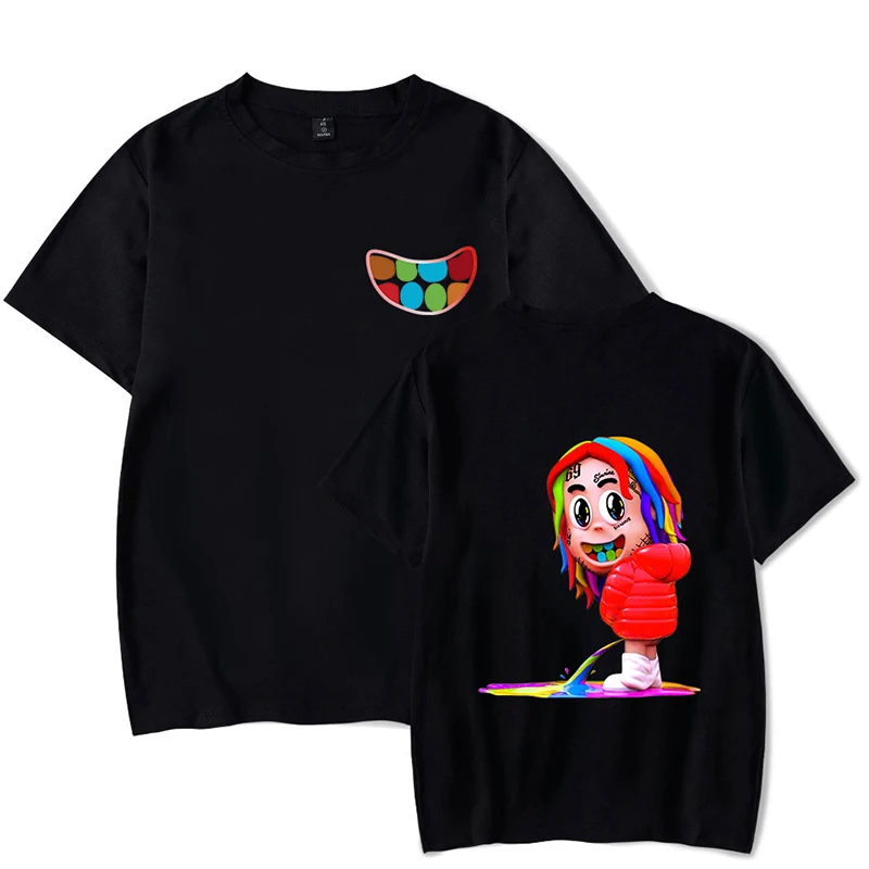 Kpop 2020 футболка в уличном стиле 6ix9ine забавные летние спортивные футболки для