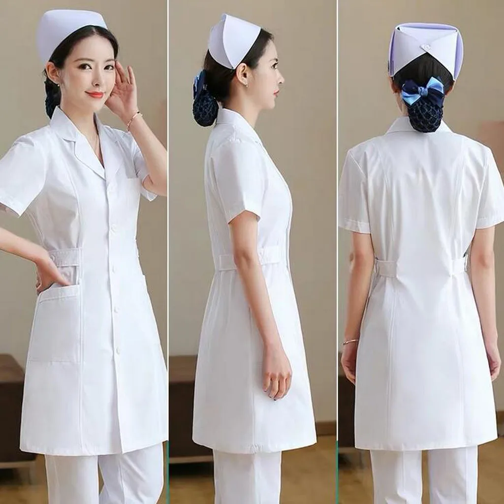 Женская одежда для салона красоты, белая куртка для фармацевтов, медицинская форма для спа-салона, A50