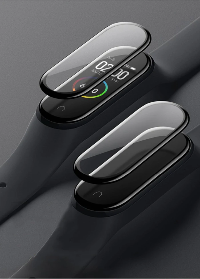 3D стекло для Xiaomi Mi Band 5 4 6 мягкая защитная пленка экрана Xiami Band5 Miband5 чехол Xiomi
