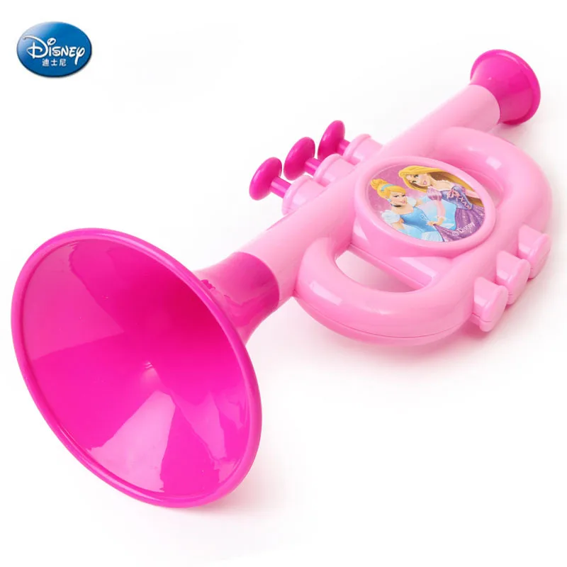 Дисней трубы игрушки Микки принцесса ПВХ развивающие музыкальный инструмент