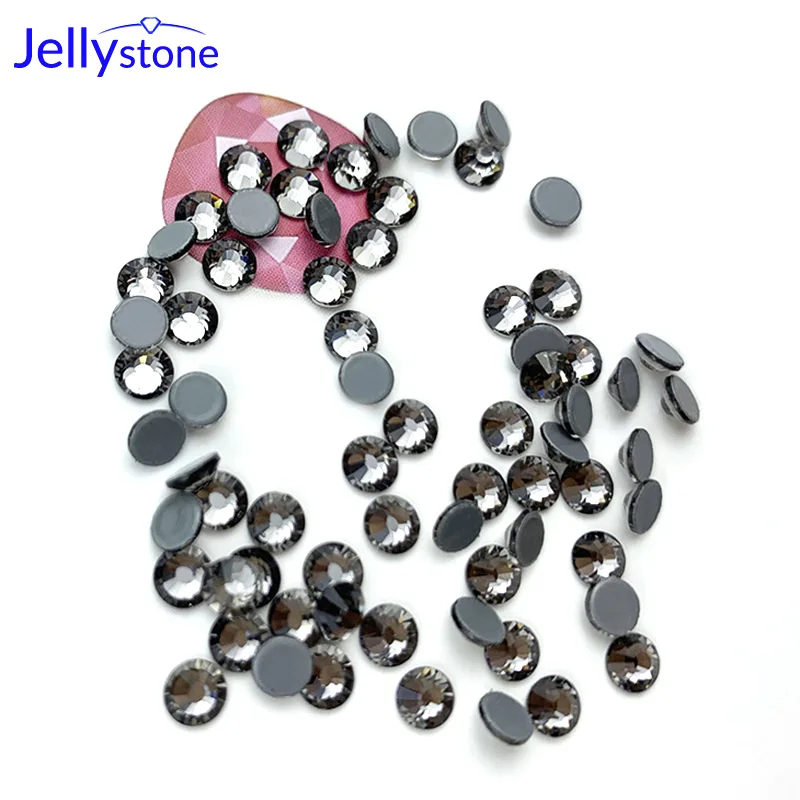 JellyStonerr Стразы Project Ideas аксессуары для дизайна ногтей Фиолетовое Стекло плоский