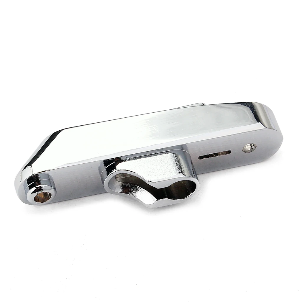 

Silver Plated Guitar Individual Saddle Bridge with Screw for Bass Instrument