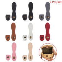 5pcsset double deck leather bag buckle handmade wallet buckle card pack hasp clasp buckle for diy handbag accessories
