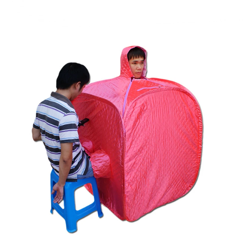 Портативный складной паровой футляр для сауны 2 0 л чехол розовый корпус аппарат