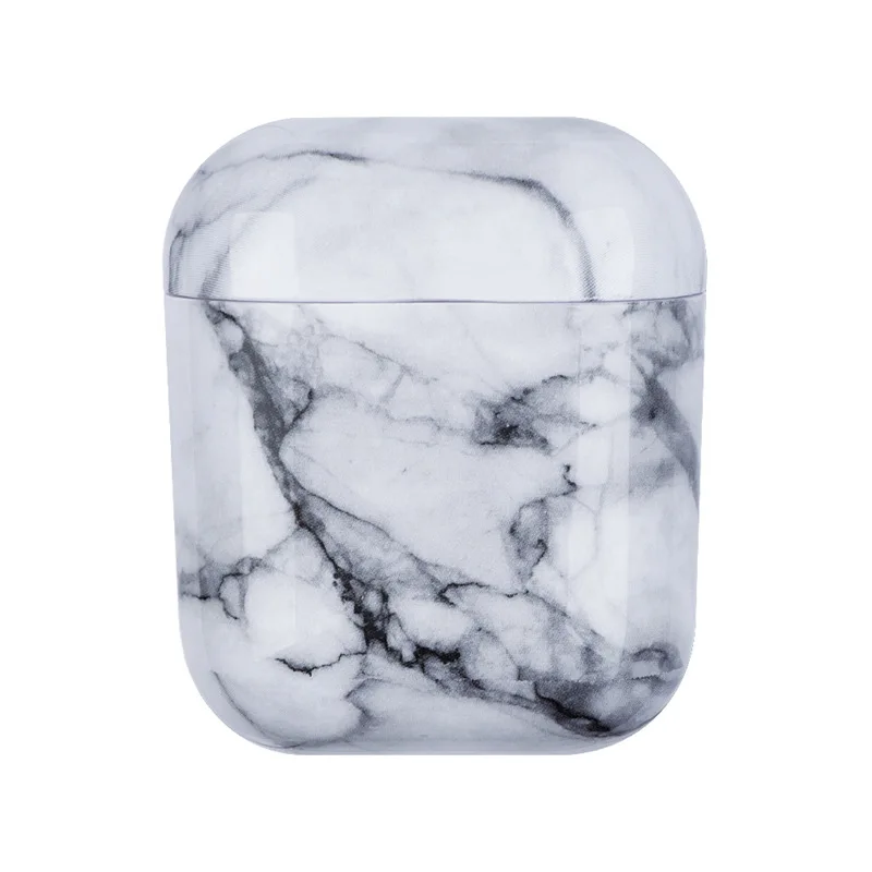 11 Чехол для наушников с мраморным узором для Airpods 1 2, Жесткий Чехол из поликарбоната, чехол для зарядки AirPods 1 2, защитный чехол I11s I9s I12 - Цвет: 11