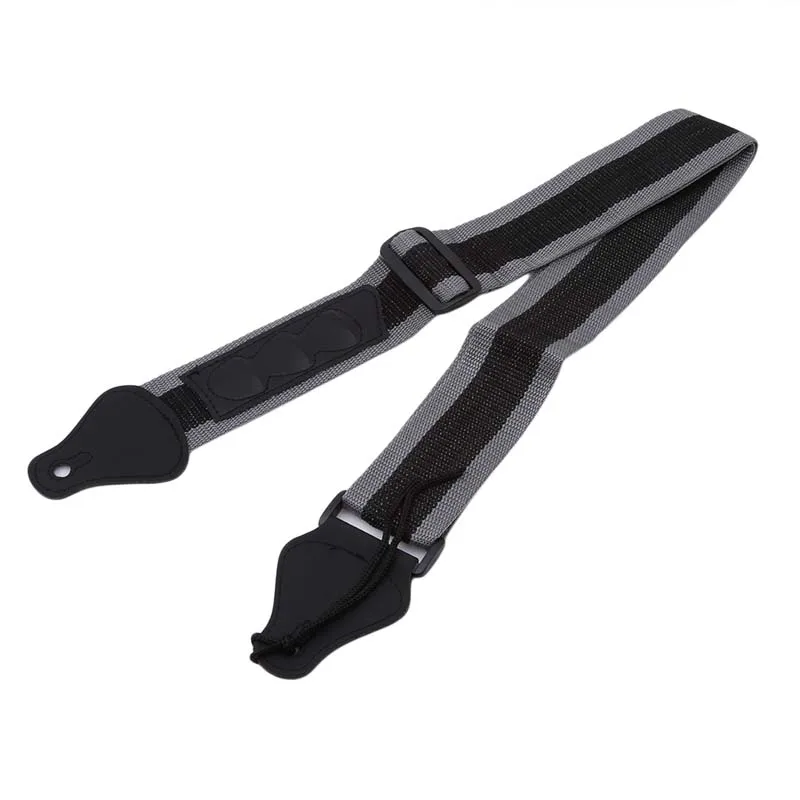 elektrische akustische bass guitar strap einstellbare gürtel pick gitarre picks halter leder enden multifunktionale schwarz nylon free global shi