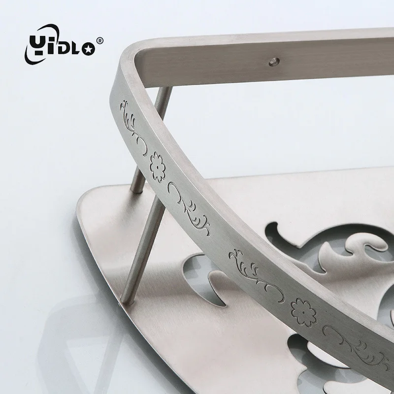 Ванная комната из нержавеющей стали 304 полки Серебристые однослойные для душевой