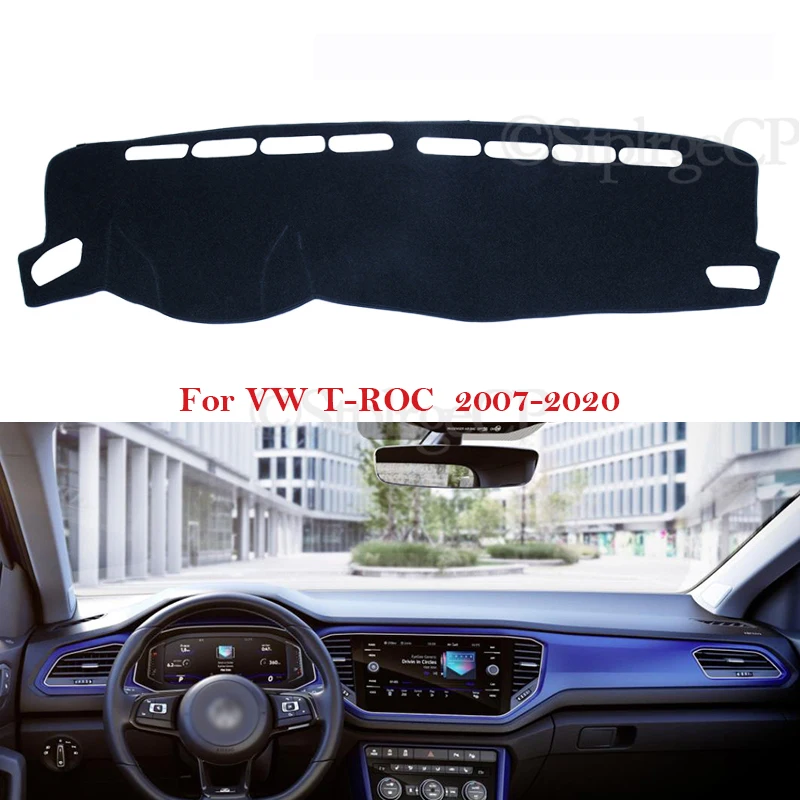 Защитная накладка на приборную панель для Volkswagen VW T-Roc 2017 2018 2019 2020 TRoc T Roc