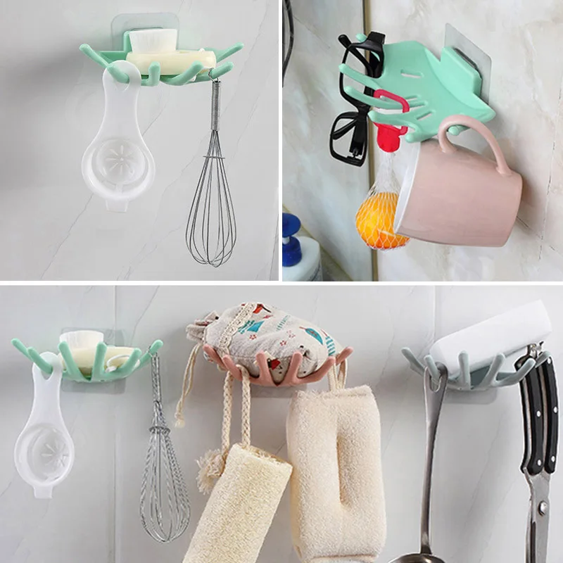 Пластиковая Полка для хранения ванной комнаты органайзер кухни душа мыла