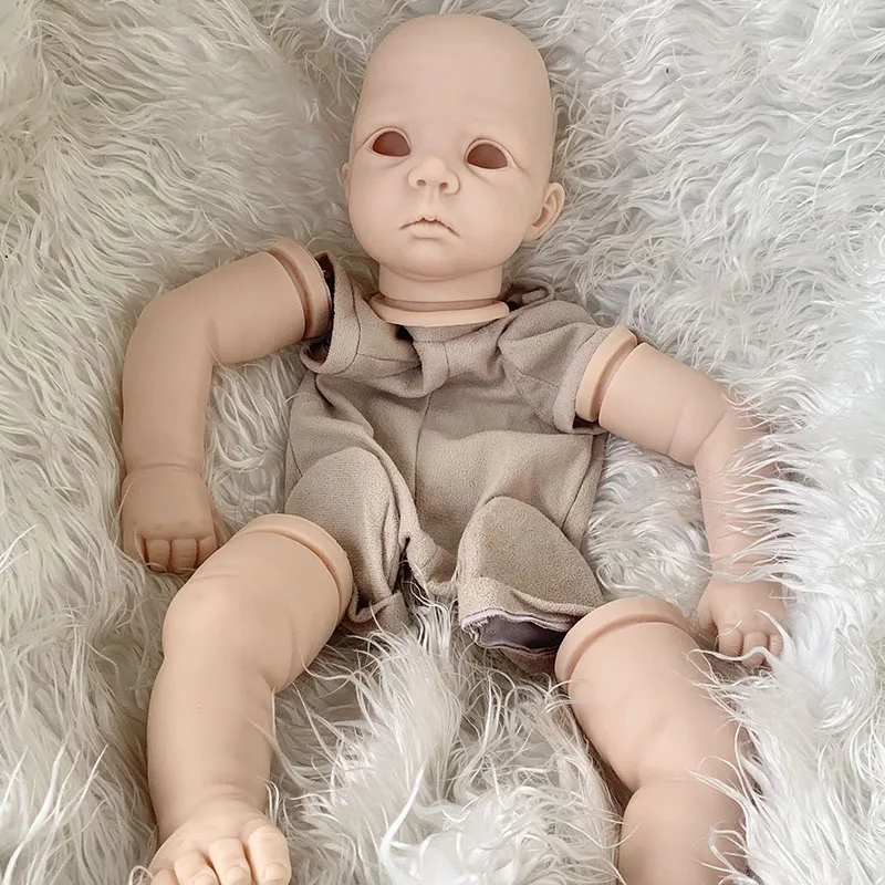 

NPK Popular bebe Reborn Doll Kit Thandie Very Soft Real Touch Fresh Color Unpainted DIY Doll Parts Simulation Doll