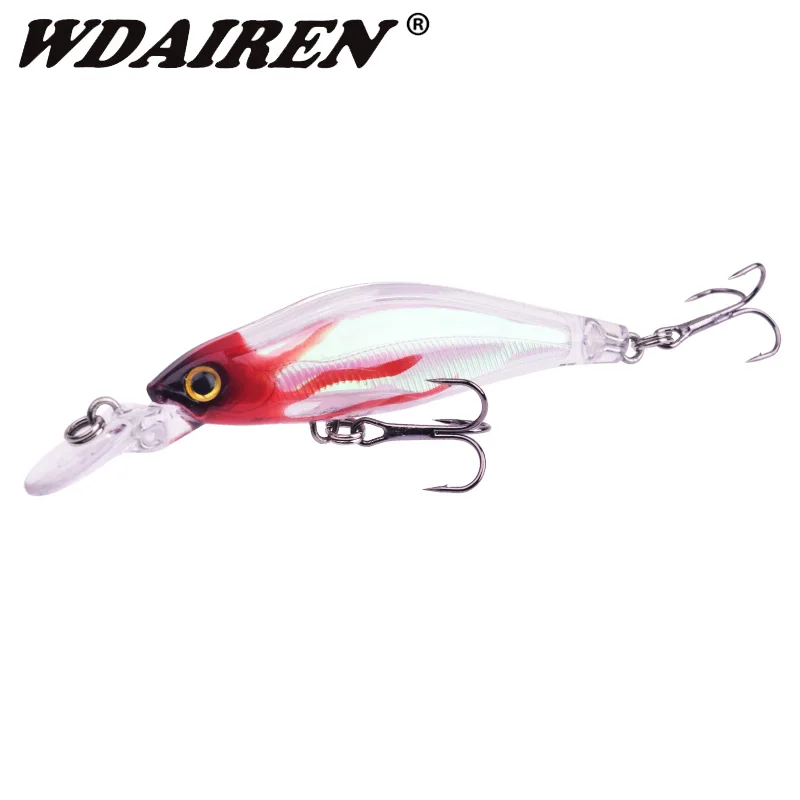

WDAIREN Minnow Fishing Lures 83mm 6.2g 3D Eyes Bass Crankbait Wobblers Swimbait Artificial Plastic Hard Bait Fishing Tackle