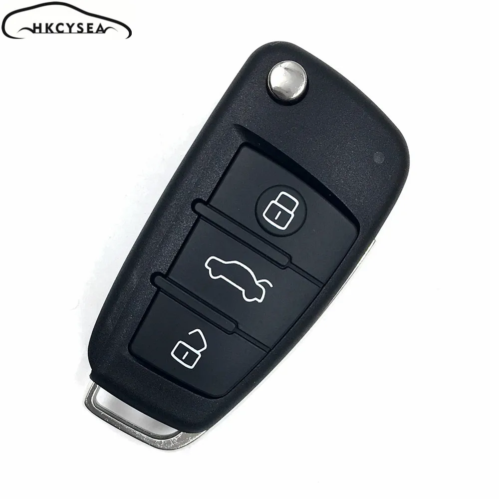 HKCYSEA английская версия универсальный дистанционный брелок 3 кнопки для Audi A6L Q7