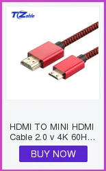 HDMI к MINI HDMI кабель 2,0 v 4K 60HZ высокоскоростной позолоченный штекер HDMI линия для камеры монитор проектор Ноутбук