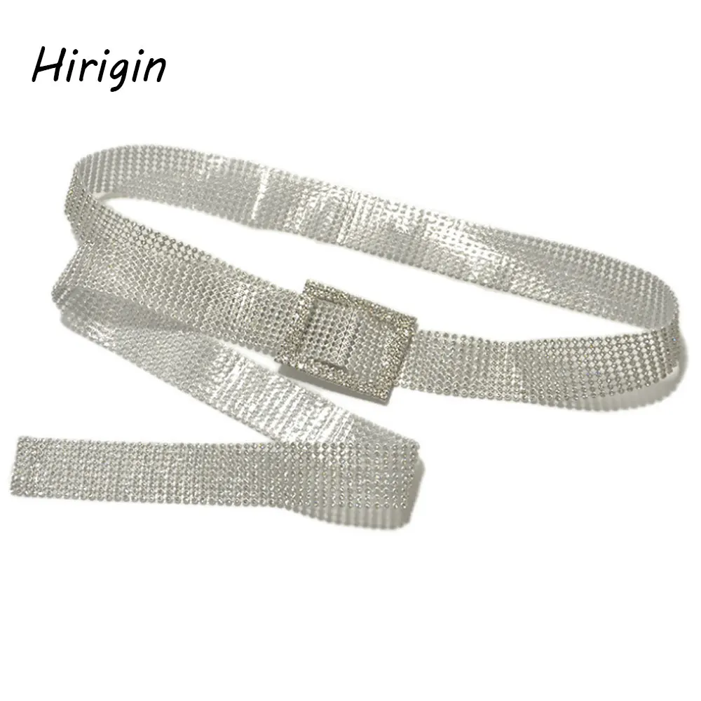 120 см Блестящий женский пояс цепочка на талию с кристаллами роскошный Вечерние