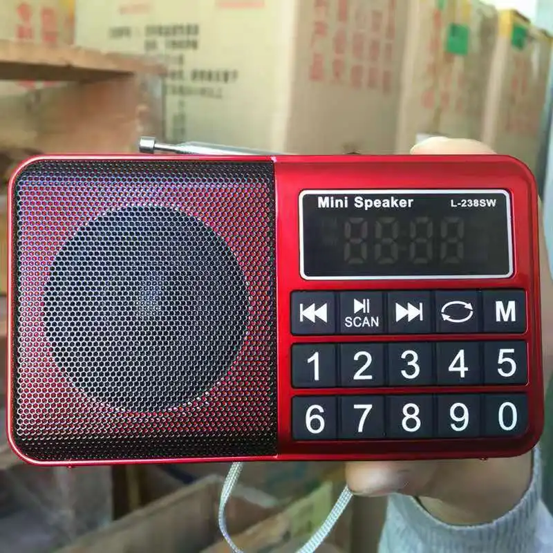 L238 SW/AM/FM многодиапазонный динамик Портативный цифровой радиоприемник стерео