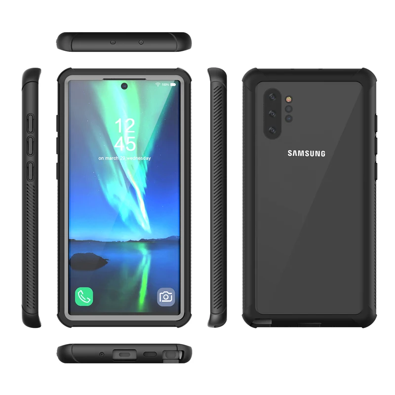 Для Samsung Galaxy Note 10 Plus + чехол с полным корпусом на 360 градусов сверхпрочный защитный