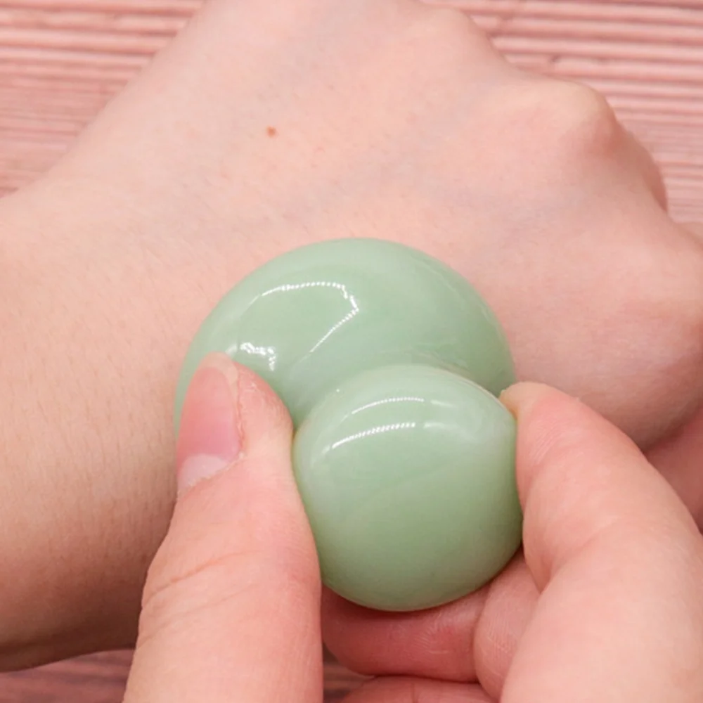 

2Pcs Facial Beauty Massagers Scraping Boards Mushroom Shaped Massagers (Green)