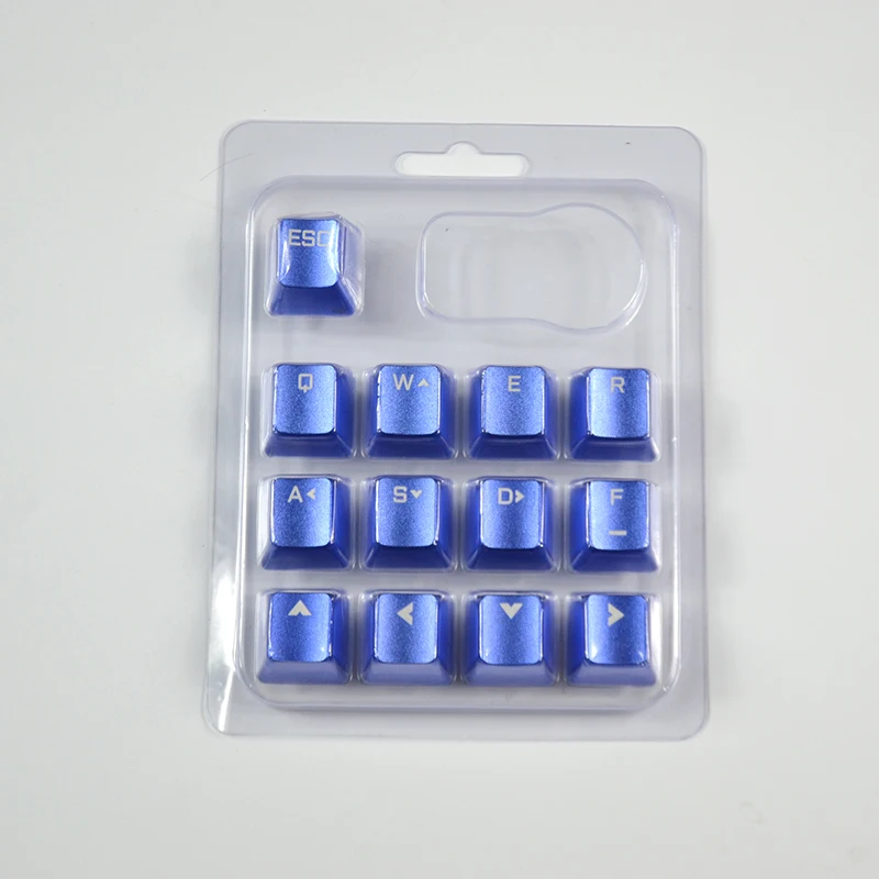 

Mechanical Keyboard 13 Key Metal Keycap Computer Peripheral Game Competitive Cross Shaft Aluminum Alloy ASDF Direction Button