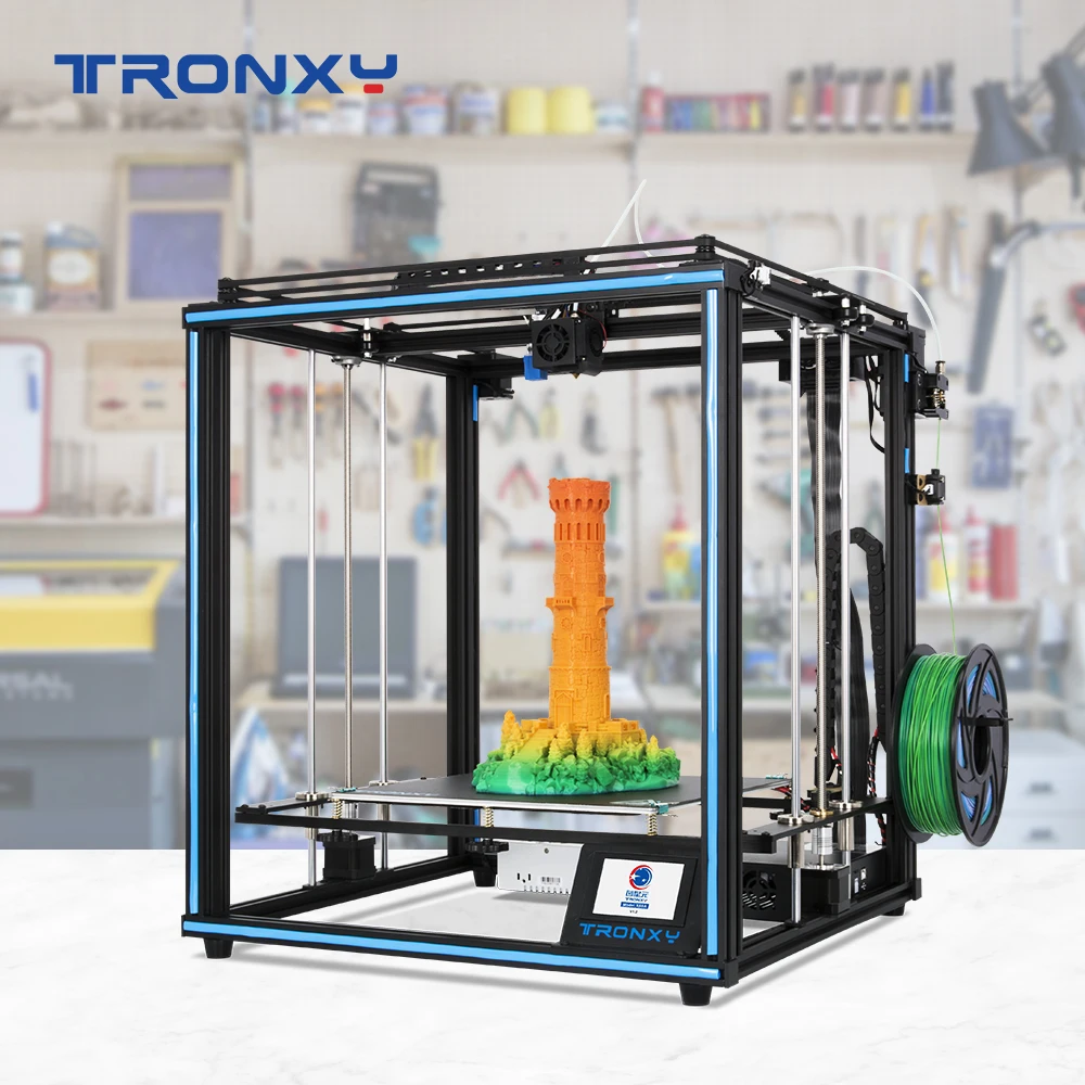 TRONXY новейшие 3D принтеры X5SA машина высокая точность версия автоуровня сборка