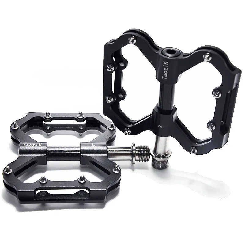 Новинка 220 г/пара углеродные титановые педали для велосипедов противоскользящие