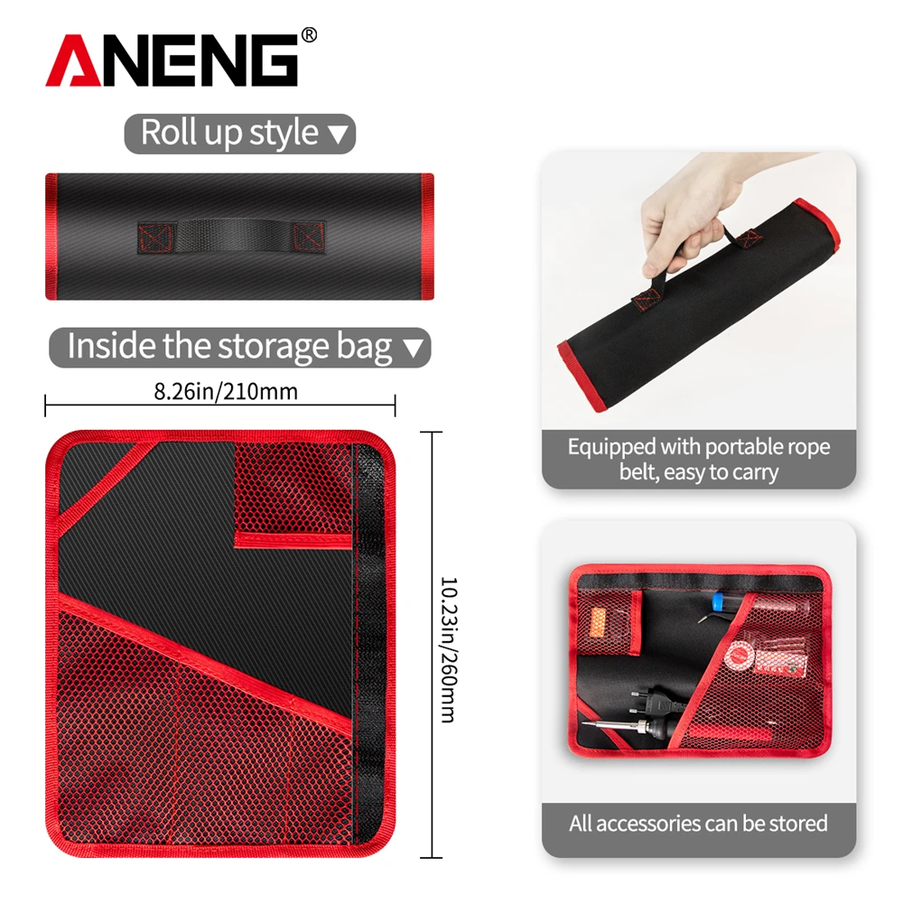 ANENG SL102 60W Digital Electric Soldering Iron kit Adjustable Temperature welding Tools Stand fer a souder solder tip solda | Инструменты