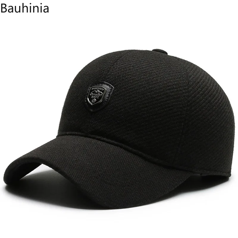 

Bauhinia 2020 Men Women Winter Outdoor Running Sport Caps Adjustable Curved Sun Visor Hats Winter Cold Proof Baseball Cap