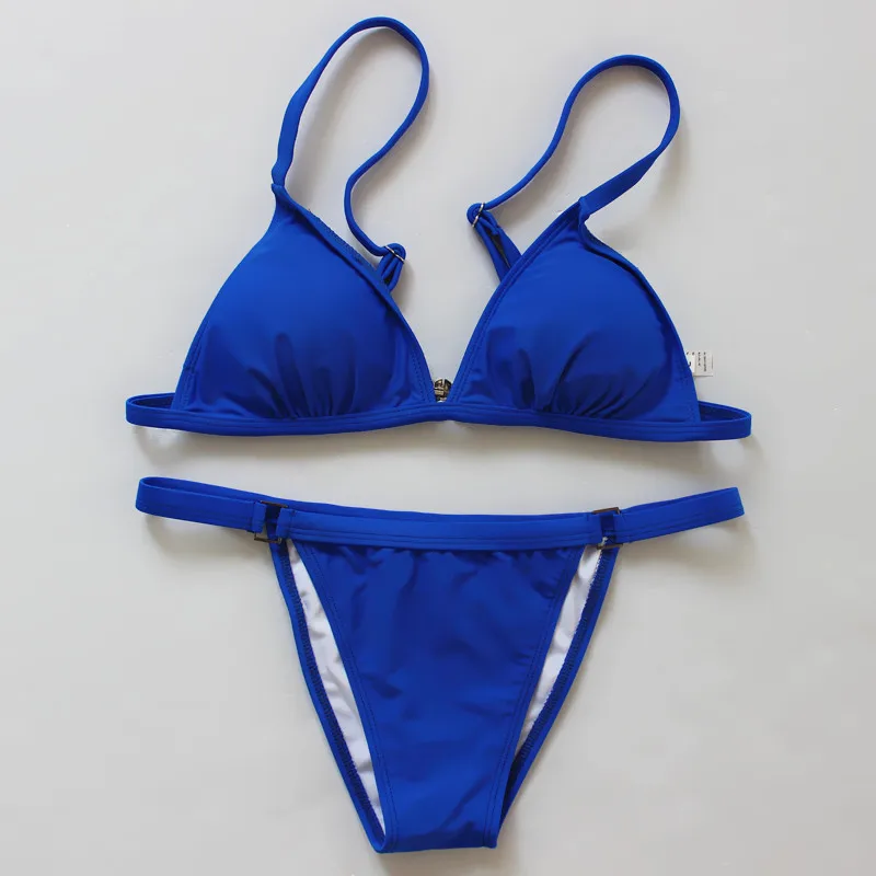 Riseado, сексуальный микро бикини, пуш-ап, купальник с v-образным вырезом, бразильские бикини, розовый купальник, женская летняя пляжная одежда, бикини