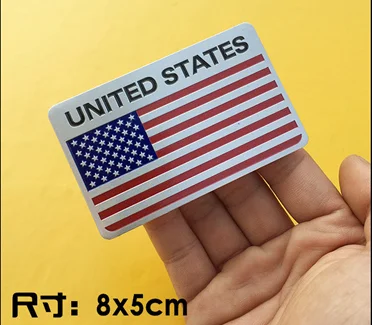 

Американский флаг США для багажника, боковая Эмблема для задней двери, аксессуары для багажника автомобиля, мотоцикла