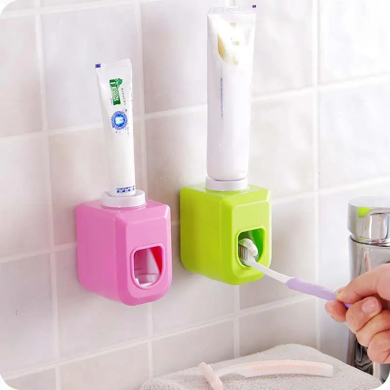 

Wall-Mounted Automatic Toothpaste Squeezer Hands-Free Squeeze Bathroom Storage Rack Bathroom Supplies Home Bathroom Accessories