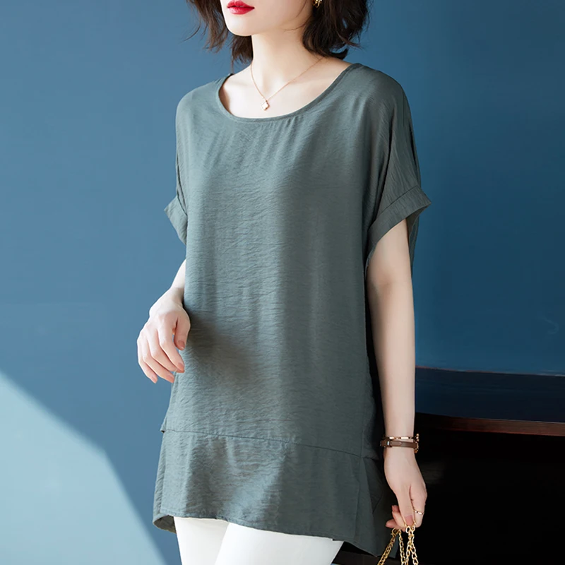 

Short-sleeved T-shirt casual sexy women's T-shirt Ladies top one