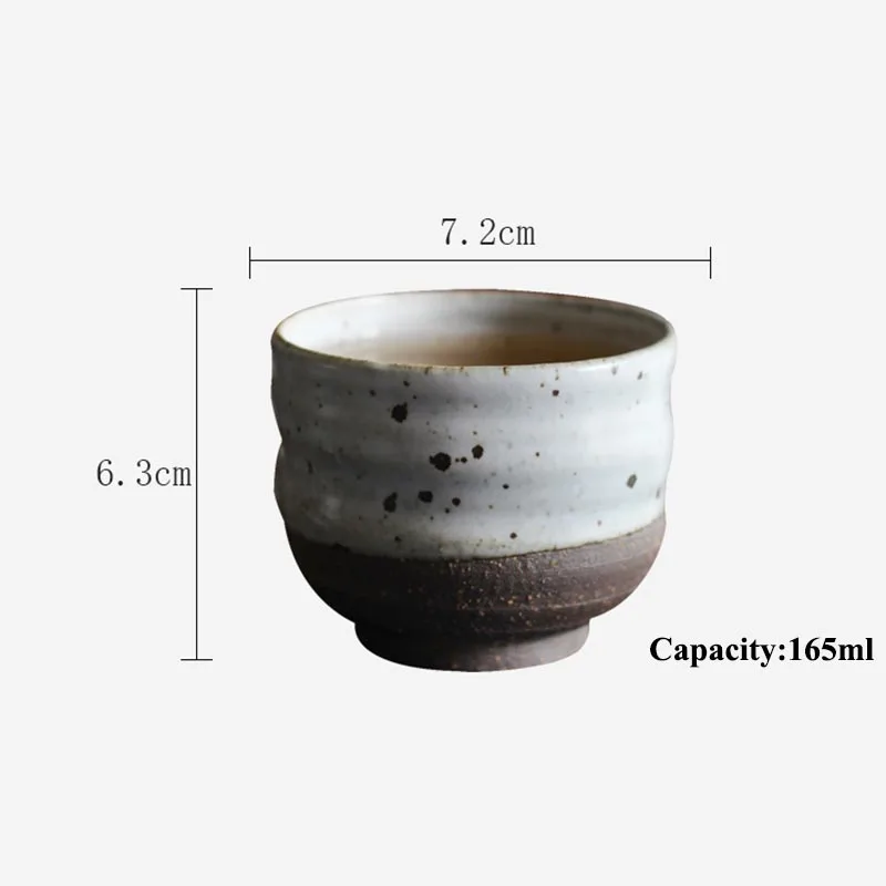 165 мл РУЧНАЯ РАБОТА японская грубая керамика чайная чашка керамическая кунг-фу