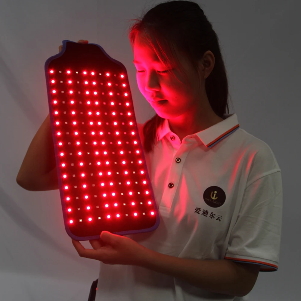 upgraded led red light therapy belt infrared full body pad wearable wrap device for back knees shoulder joint muscle pain relief free global shipping