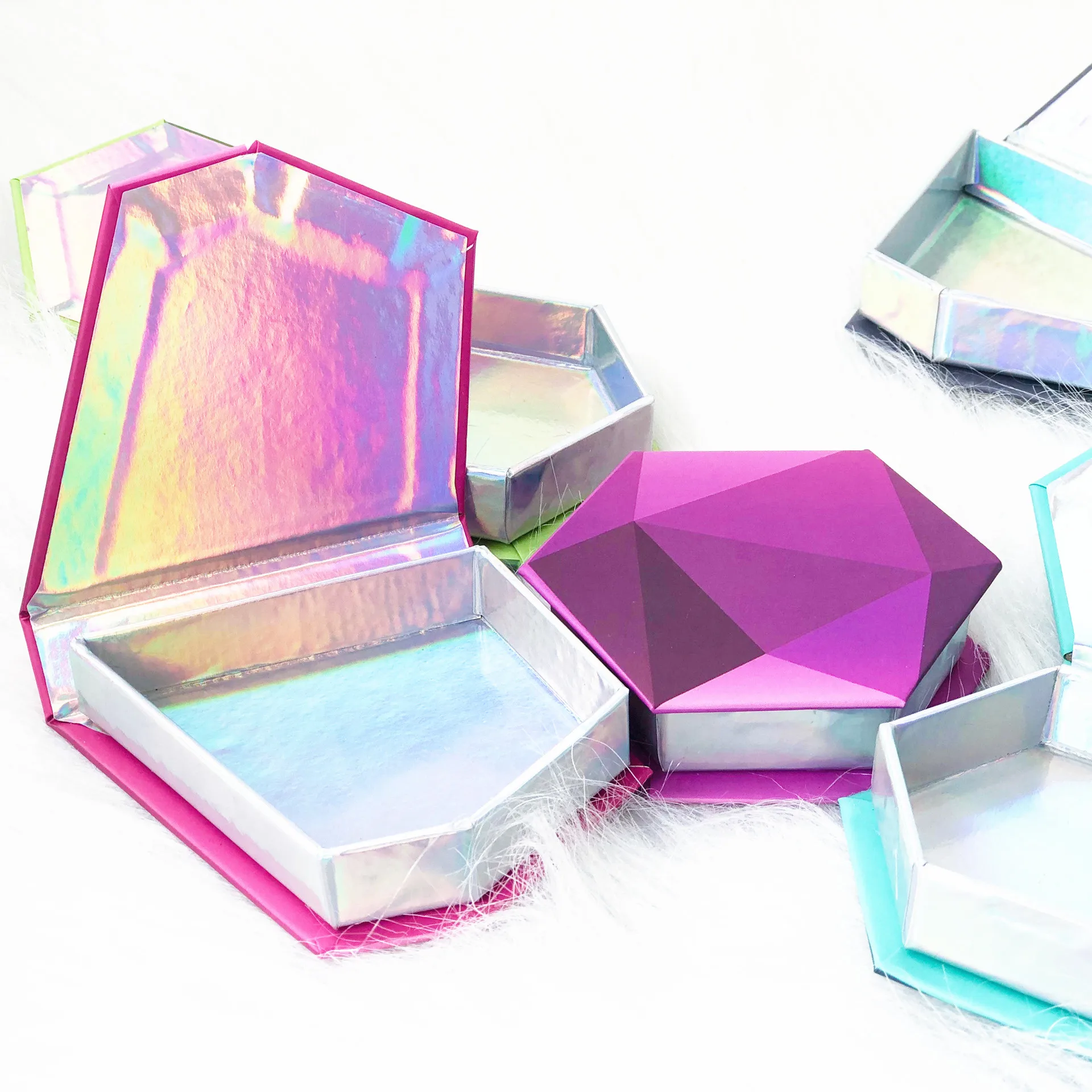 Коробки для ресниц с принтом логотипа 25 мм упаковка коробки оптовая продажа