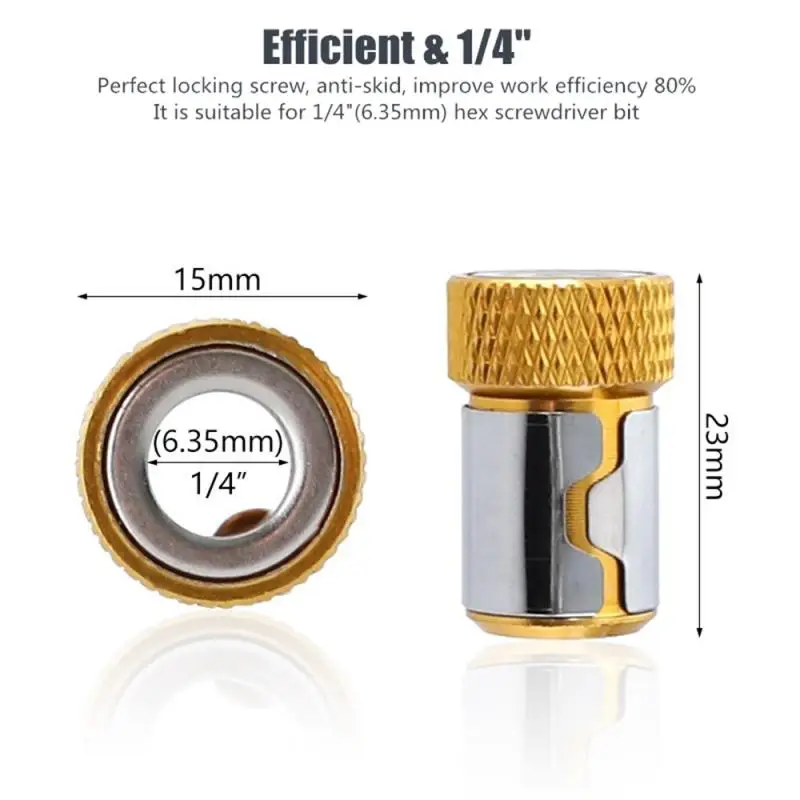 1 шт. отвертка сверла магнитное кольцо S2 из легированной стали съемное