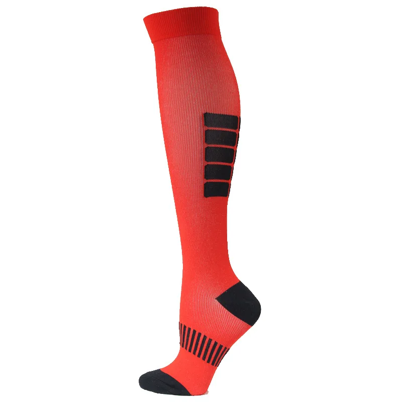 Men's and Women's Sports Pressure Socks 6 Pairs Per Set Outdoor Running Stockings Compression Socks Compression Stocking